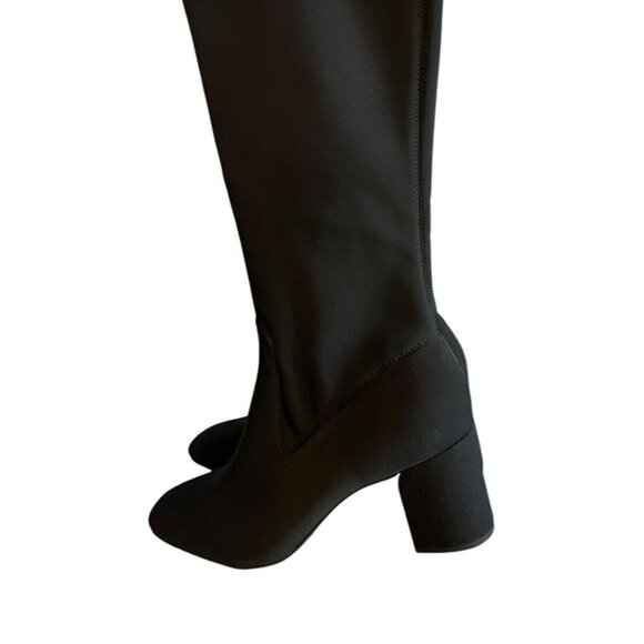 Donald Pliner Size 11 Women's Cassidy Crepe Elastic Tall Shaft Boot Black - Picture 3 of 14